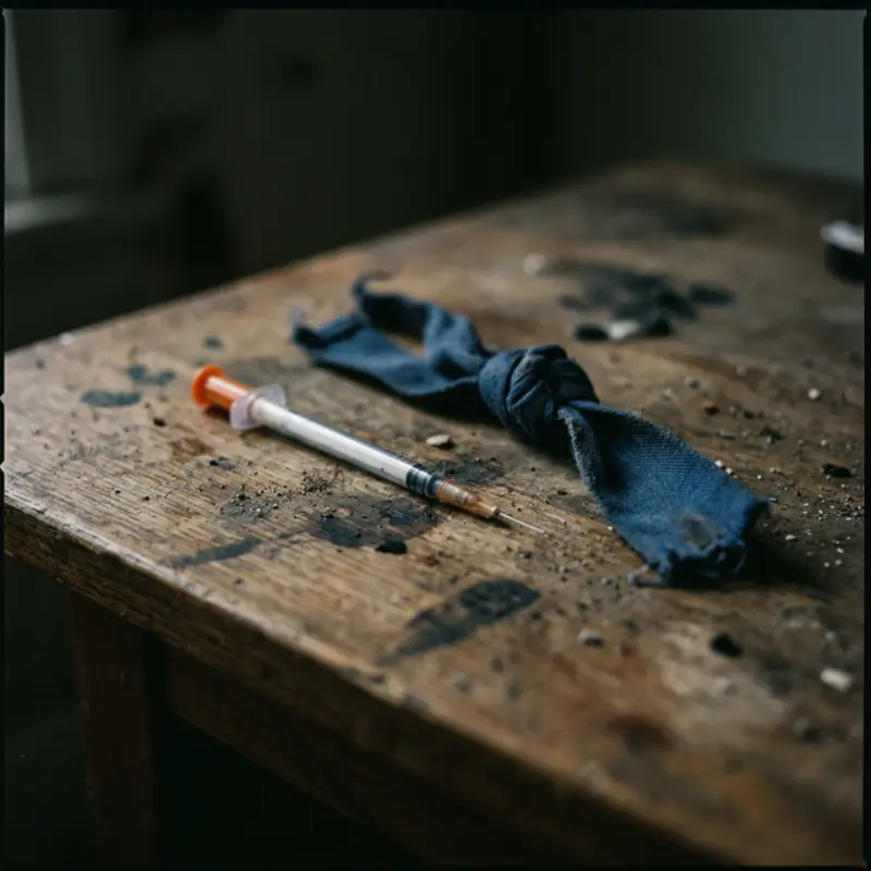 Medical setting representing heroin withdrawal treatment